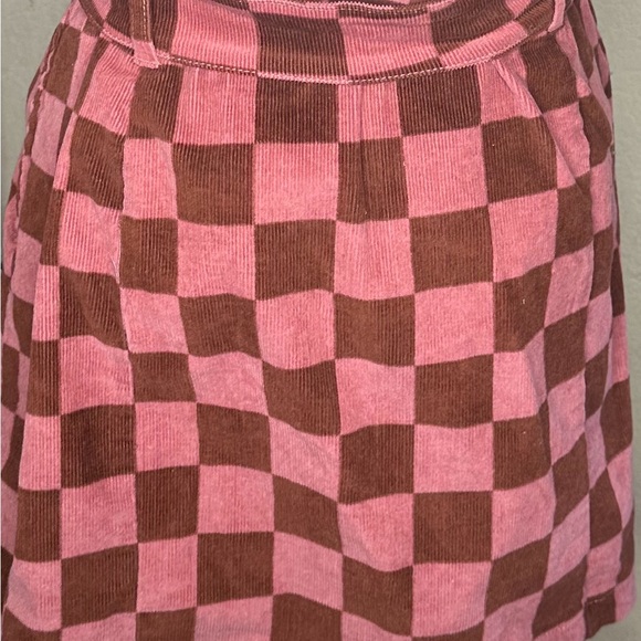 CLUELESS CHER ALICIA SILVERMAN Perfect Corduroy Cute Checkered SKIRT Size 12 - Picture 5 of 9